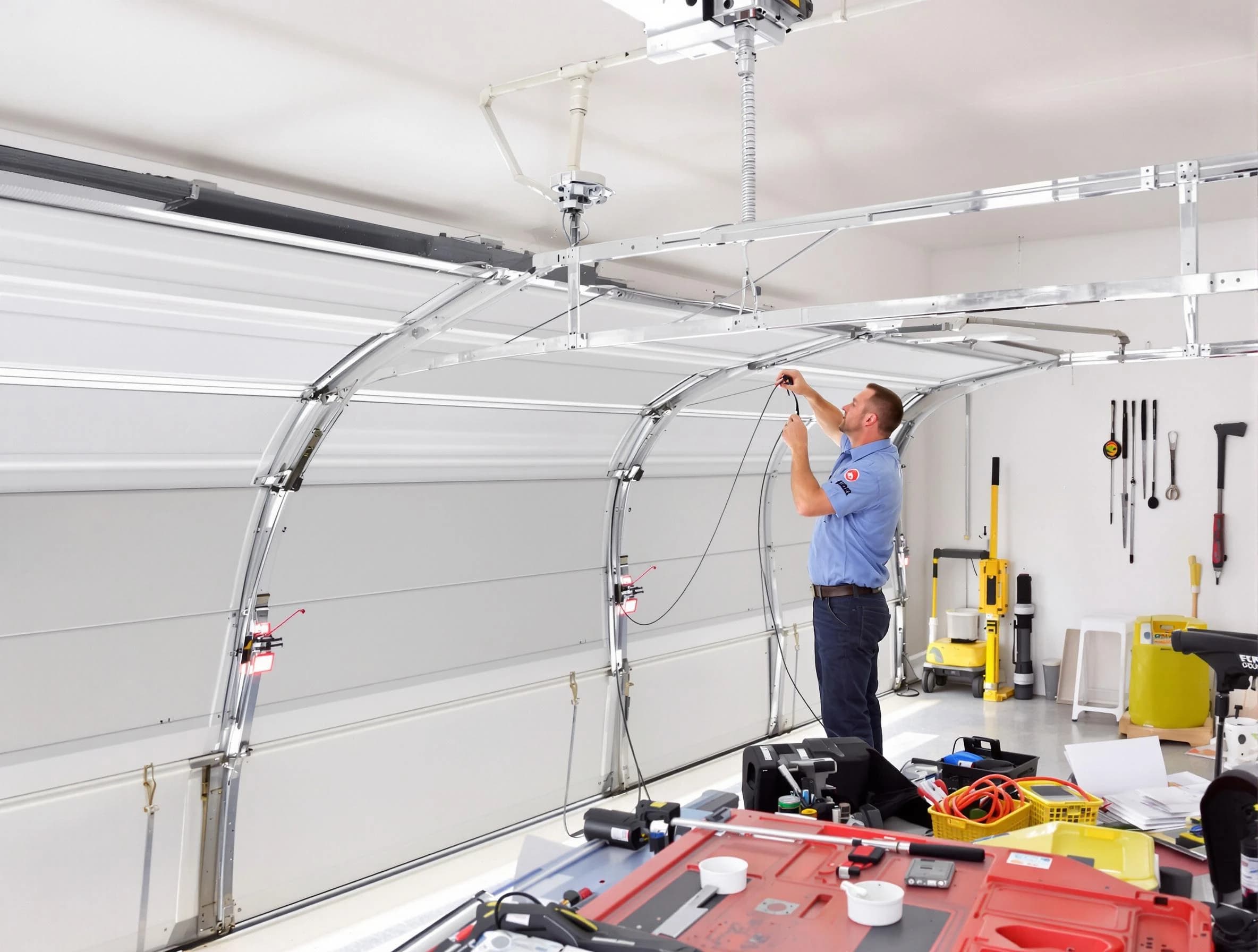 Garage door cable repair service by Madison Garage Door Repair in Madison