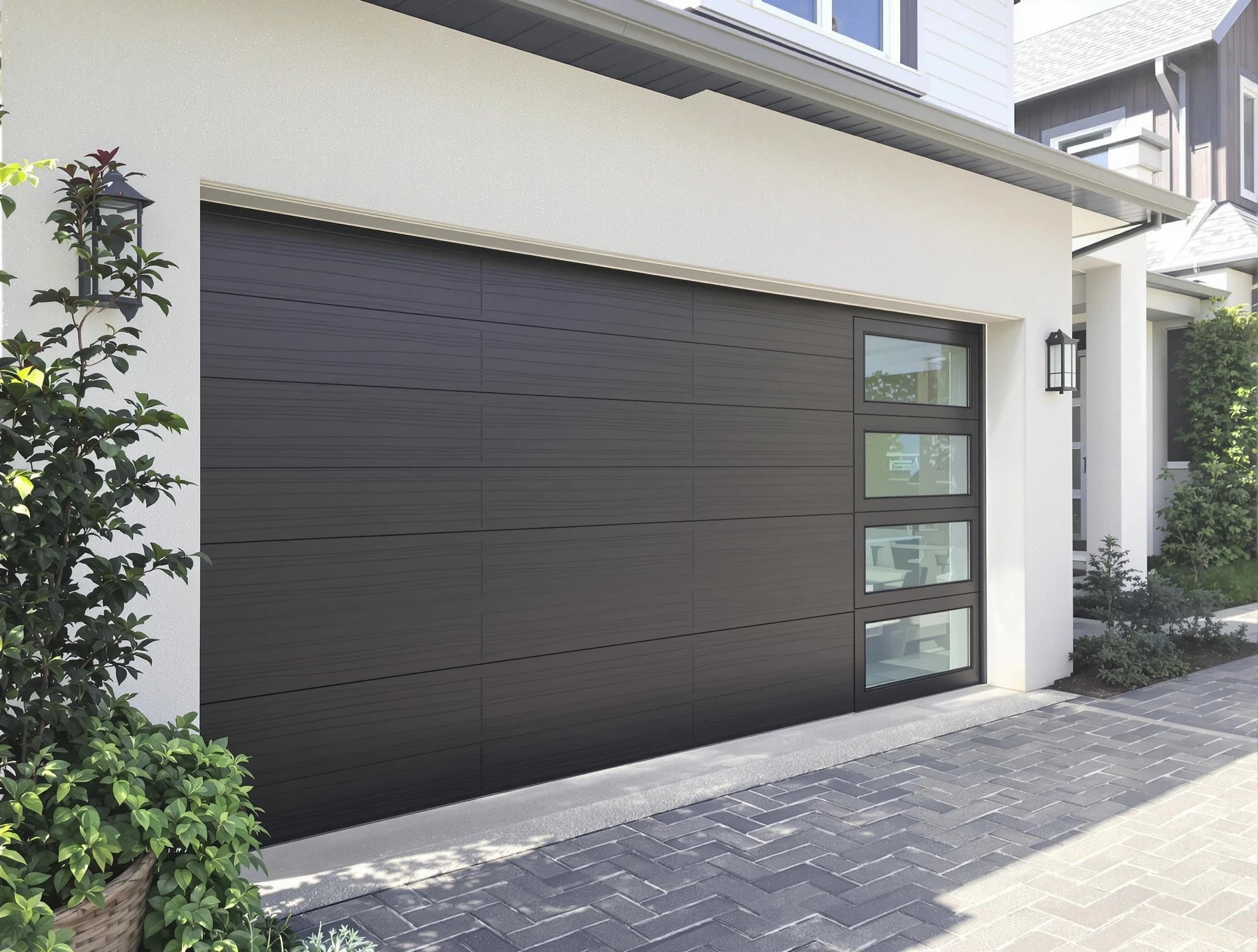 Custom garage door installation by Madison Garage Door Repair in Madison