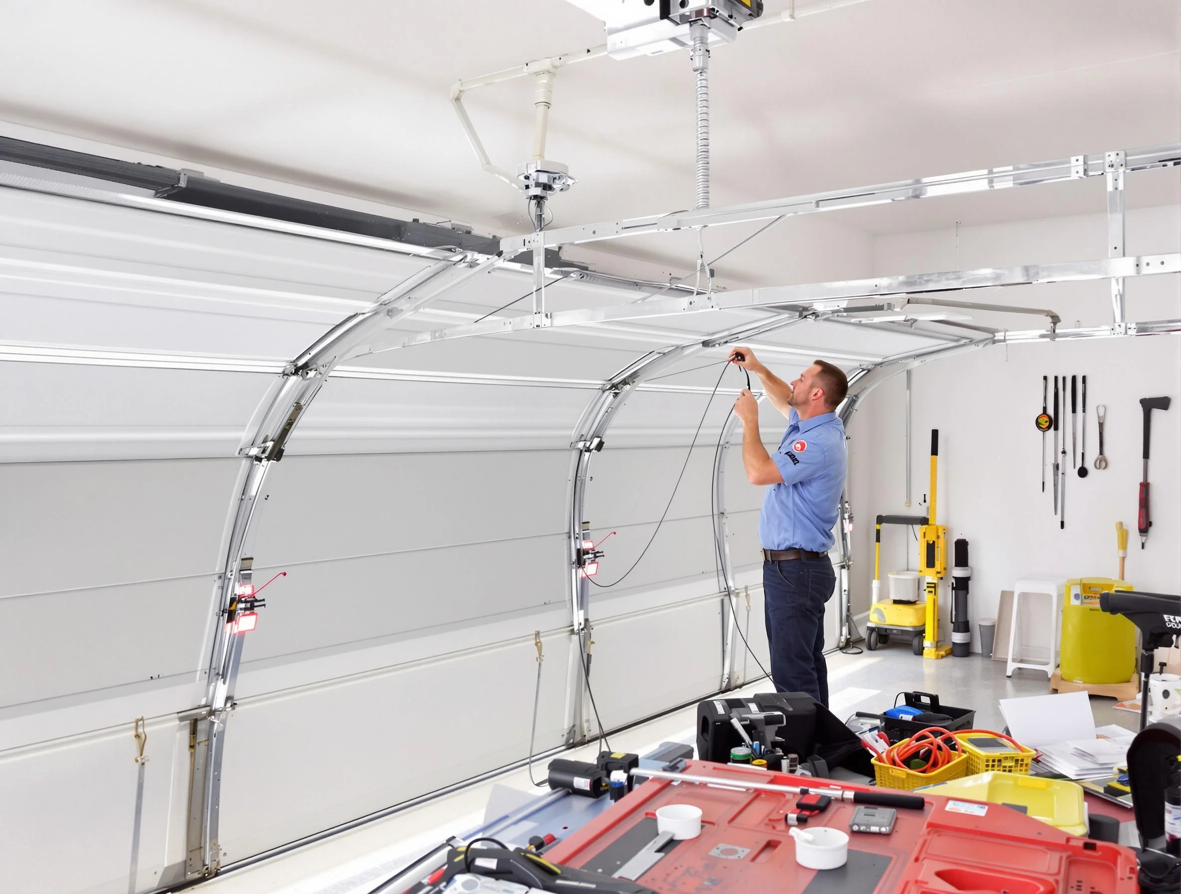 Garage door cable repair service by Madison Garage Door Repair in Madison