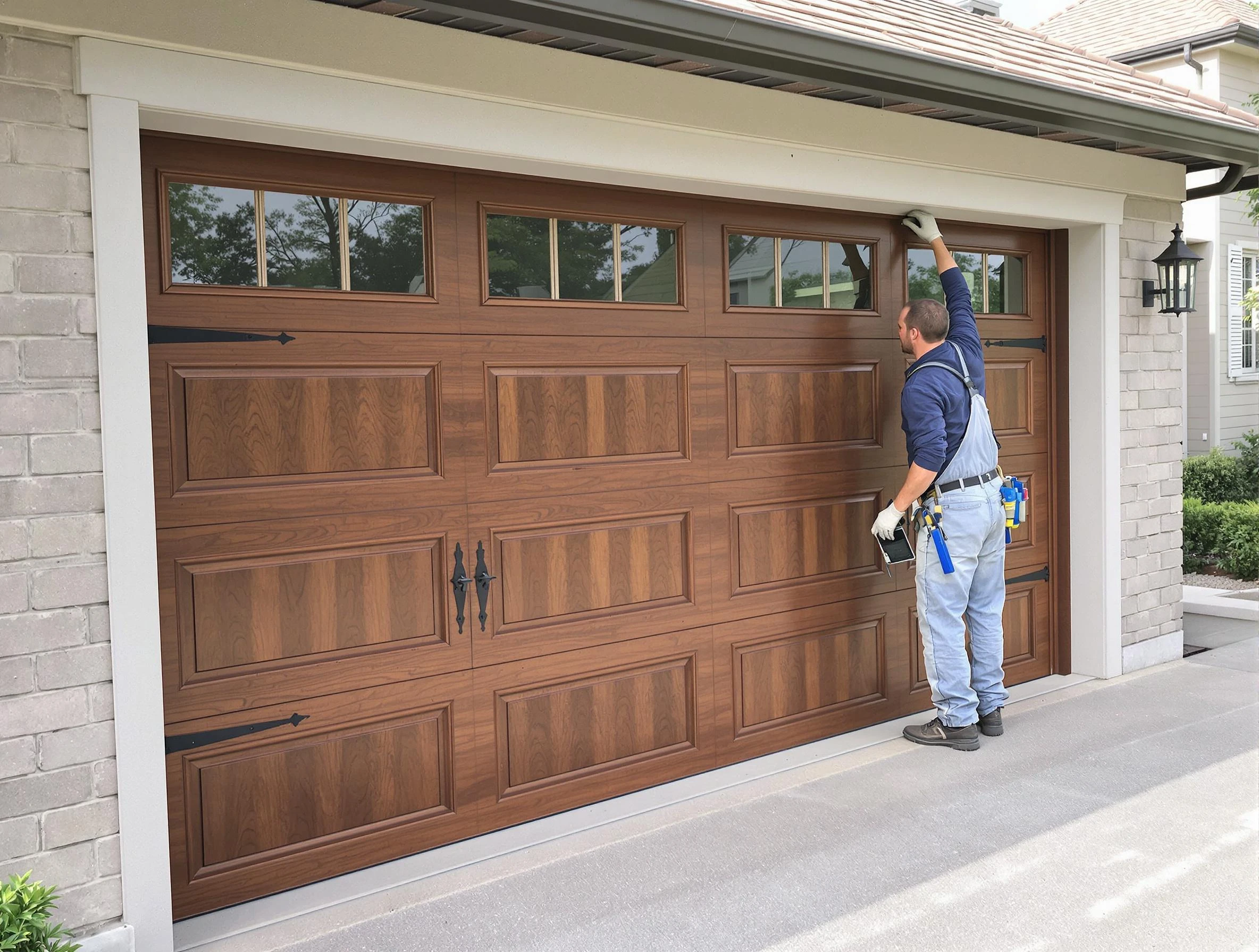 Custom garage door showcase by Madison Garage Door Repair in Madison