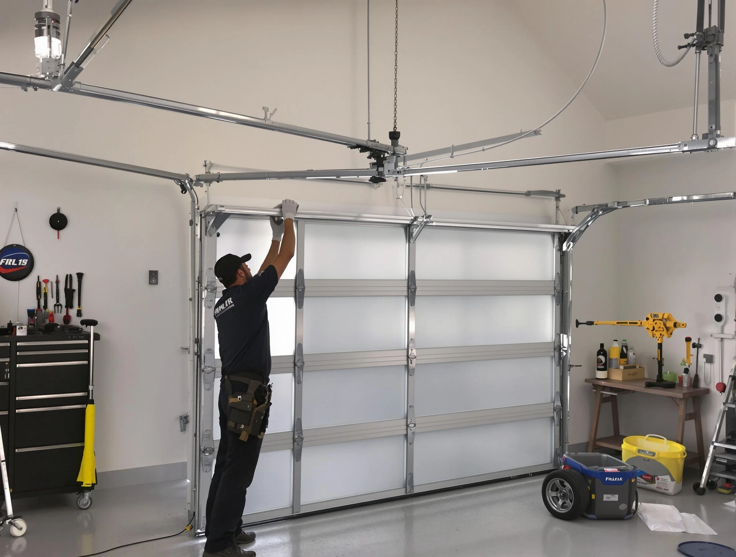 Madison Garage Door Repair certified team performing precision garage door installation in Madison
