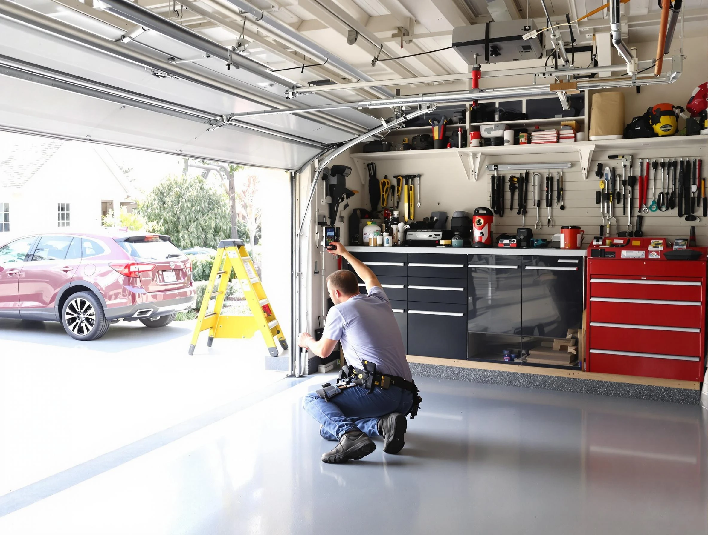Local garage door repair service by Madison Garage Door Repair in Madison