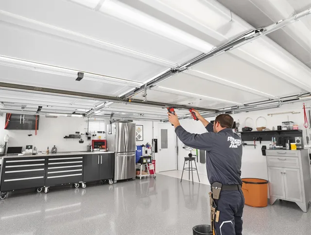 Overhead garage door repair service by Madison Garage Door Repair in Madison
