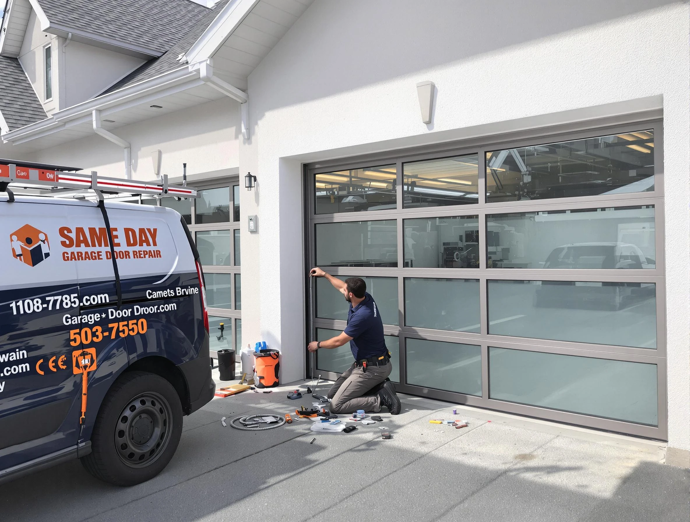 Same-day garage door repair service by Madison Garage Door Repair in Madison